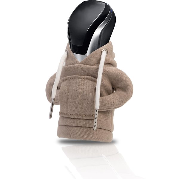 Lohca Car Gear Shift Knob Cover Hoodie, Gear Stick Knobs Cover, Car Shifter Cover, Cute Car Interior and Automotive Accessories, Gray