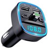 [Upgraded] COMSOON Bluetooth FM Transmitter for Car, Bluetooth Car Adapter MP3 Player FM Transmitter, Hands-Free Calling, Dual USB Ports (5V/2.4A & 1A), LED Screen, Support SD/TF Card USB Flash Drive