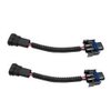 iJDMTOY H11 H8 H9 Extension Wiring Harness Sockets Wires Compatible with High/Low Beam or Fog Lights Use