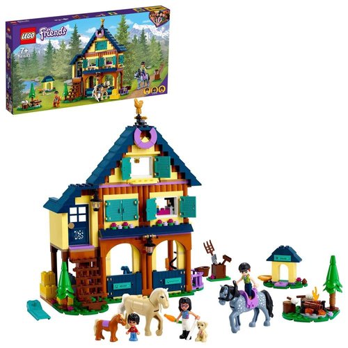 LEGO® Friends Forest Horseback Riding Center 41683 Building Kit; Horse Riding