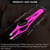 Professional Eyebrow Tweezers Slanted Tip Stainless Steel 2,3xPcs Set, Non-Slip Grip Slant Tip Tweezers for Facial Hair, Plucking Removing Ingrown Hairs, Tweezer for Women Men (Yellow&Pink)
