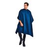 Betty Dain Lightweight Crinkle Nylon Hair Cutting/Styling Cape, Water Resistant, Ultra Lightweight Crinkle Antron Nylon, Repels Hair, Neck Snap Closure, Generous 54 x 60 Inch Size, Navy