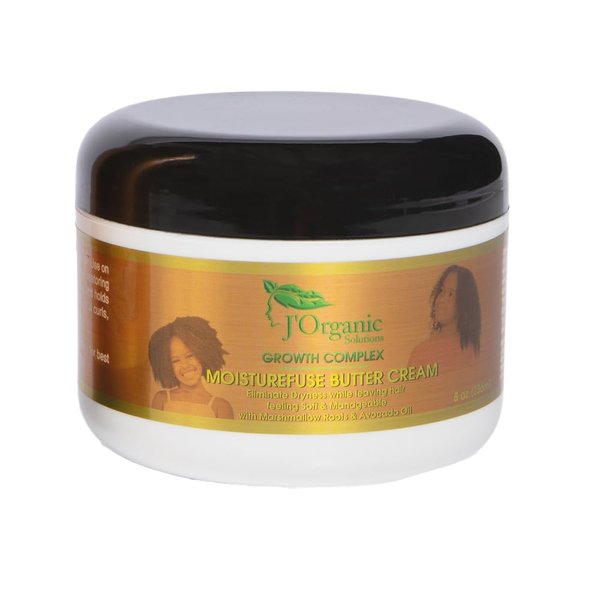J'Organic Solutions Daily Hair Moisturizer with Marshmallow Root & Avocado Oil - for Curly & Textured Hair - (8 Oz)