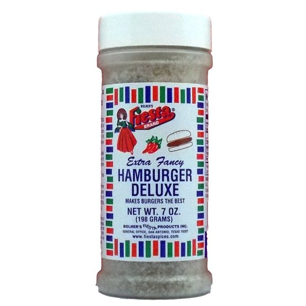 Bolner's Fiesta Hamburger Deluxe Seasoning, 7 Ounces