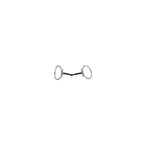 Western SS Sweet Iron Snaffle D-Ring Bit