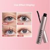 Fulash Mascara, Washable Mascara, Lengthening Mascara, 3D Fibre Lash Mascara, Volumizing, Smudge-Proof, Vegan Formula Mascara Brown 6ml