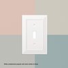 Franklin Brass Classic Beaded (3-Pack) Outlet Covers Pure White 1-Gang Wall Plate Single Duplex Switch Plates Electrical Outlet Covers W35059V-PW-C