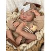 Anano Realistic Reborn Baby Toddler Boy 19 Inch Weighted Real Reborn Babies That Look Real and Feel Real Life Like Baby Dolls Newborn Reborn Silicone Baby Doll Girl (Mustard, Family Edition)