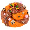 Turkey Orange & Brown Butter Slime, Super Soft and Non-Sticky Premade Slime, Slime Party Favors for Kids, Sensory Toys Girls Gifts & Boys Gifts Birthday Easter Hallowmas Christmas Slime
