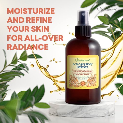 Just Nutritive Anti-Aging Body Treatment | Anti-Aging Moisturizer | Anti-Aging Skin Care | Body Oils | Body Moisturizer Skin Products For Anti-Aging 8 Fl Oz