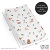 Sweet Jojo Designs Woodland Animals Boy Girl Gender Neutral Unisex Baby Changing Pad Cover Sheet Infant Newborn Diaper Table Change Mat Cover Sage Green Beige Watercolor Forest Animal Brown Bear Fox