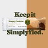 Simply Protein Peanut Butter Chocolate Protein Bars, Vegan Protein Bars Low Sugar High Protein, Gluten Free, 8 Pack