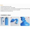 2PCS Colostomy Bag Cleaning Tool, Cleaning Bottle for colostomy Bag Plastic wash Bottles,colostomy supplies,Cleaning Bottle for All Ostomy Bags for Permanent Use,300ML