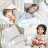 Toddler Pillow,13 x 18 Baby Pillows for Sleeping,Machine Washable Kids Pillow, Perfect for Travel,Toddlers Cot(Not Included Pillowcase)