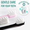 GoldDawn Extra Soft Toothbrush for Sensitive Teeth and Gums， Micro Fur Manual Toothbrush with 20000 Ultra Soft Bristle, Excellent Cleaning Effect， Perfect for Kids & Adults (6 Pack)
