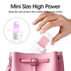 Gellen Mini UV Light for Gel Nails, Small UV Nail Lamp for Easy and Fast Extension System, Portable Manicure Uv Led Light for Gel Nail Polish DIY Nail Art