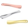 Hariendny 3 Pack Mini Metal Makeup Spatula Skin Care Cosmetic Spoon Reusable Applicator Tool Beauty Scoop Spatula for Face Mask Cream Lotions Moisturizers
