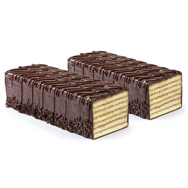 Seven Layer Cake | Christmas Petit Fours | Dobosh Torte | Holiday Food Gifts Christmas, New Years, Thanksgiving | Kosher | Nut Free | [2 Pack] Stern’s Bakery