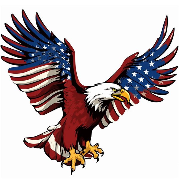 Dopetattoo 6 sheets Temporary Tattoos for Men and Women Independence day July 4th Patriotic America Flag Eagle Usa Fake Tattoo Kits Sets for Neck Arm Hands Leg