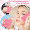 WLLHYF African Bathing Sponge Net for Men Women African Long Net Bath Sponge Body Exfoliating Wash Scrub Cloth Shower Back Scrubber Skin Smoother for Daily Use(Pink)