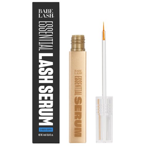 Babe Original Eyelash Serum for Natural, Fuller & Longer Looking Eyelashes - Lash Serum Hydrates Lashes for Lash, Brow & Lash Extensions - 4 ML
