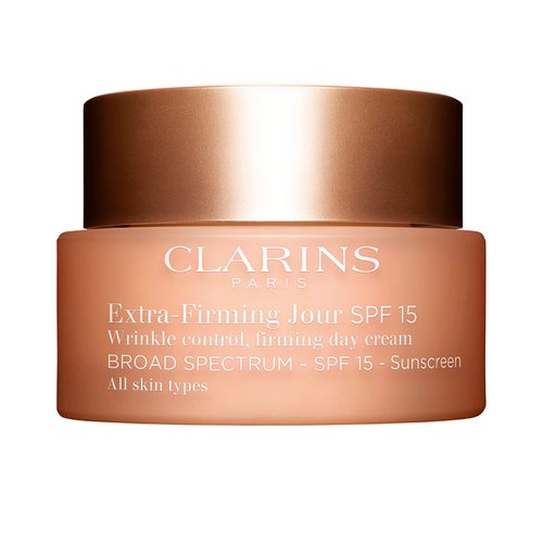 Clarins Extra-Firming Day Cream SPF 15 | Anti-Aging Moisturizer | UVA/UVB Protection | Visibly Regenerated, Firmer Skin* | Boosts Radiance