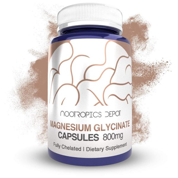 Magnesium Glycinate Capsules | 180 Count | Mineral Supplement | Magnesium Supplement | Supports Heart, Muscle, Nerve, and Bone Health