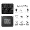 ZITAY 4-Channel USB C Fast Charging Station with PD 65W Quick Charger Adapter Kit for Sony NP-F550, NP-F750, NP-F770, NP-F970 Batteries