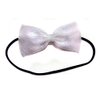 Lolita Inspired Hair Bow Collection-lace-glitter (Shimmery White, Headband)