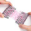 Aethland 6 Pieces Magic Hair Comb Elastic Beaded Hair Clips Women Stretchy Bride Double Slides Hairpins Combs for Women Ladies Girls DIY Hair Styling Accessories