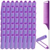 56Pcs Sponge Hair Rollers Set, Self Grip Heatless Foam Hair Curlers Rollers for Long Hair,Medium and Short Hair, No Heat Hair Curlers Rollers Hair Volume with Pintail Comb for Women Hair Styling