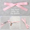 8pcs Hair Clips for Women Bowknot Hair Clips Bow Tie Ribbon Hair Clip for Women Girls Kids 2-Color Hair Clips with Bow Solid Tassel Ribbon Bowknot Hair Clips for All Hairstyles (Navy+Pink)