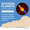 Solar System Model of Planets, DIY Wooden Crafts to Paint for Outer Space Classroom Decorations or Science Party, Pack of 5, by Woodpeckers