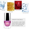 Ownest Holographic Nail Polish, Gorgeous Glossy Holographic Halo Glitter Polish Nail Art Nail Pigment Diamond Laser Nail Polish-LS03
