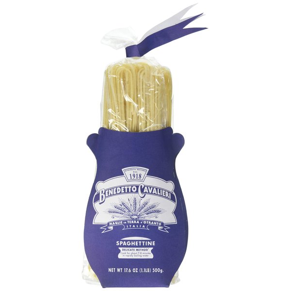 Benedetto Cavalieri Spaghettine Semolina Pasta - 17.6 oz