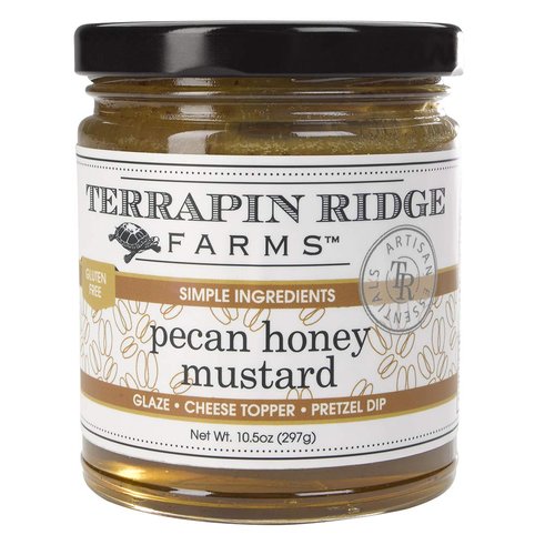 Terrapin Ridge Farms Pecan Honey Mustard - One 10.5 Ounce Jar