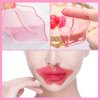 Qawnfy 30 Pcs Collagen Crystal Lip Masks, Honey & Cherry & Aloevera Lip Care Gel Pads Treatment, Moisturizing & Reducing Chapped, Anti-Aging & Wrinkles Lip Patches, Remove Dead Skin