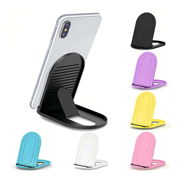 Prettyia Cell Phone Stand, Portable Phone Stand Phone Holder for Desk Applicable to iPhone Stand and Other Mobile Phones and Tablets Foldable Phone Stands 6pack
