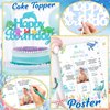 Under the Sea 1st Birthday Party Decorations, Oneder the Sea 1st Birthday Decorations Boy, Ocean Theme First Birthday Decorations, Backdrop Ocean Animal Balloons Garland Cake Topeer