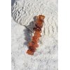 Carnelian Stone Hair Clip Set - Includes 2 Hair Combs, 1 60 mm French Barrette, 2 Hair Pins