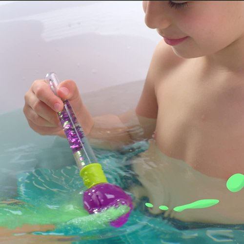 Baff Bombz Magic Brush from Zimpli Kids, 4 x Bath Bombs, Magically Paint Your Bath Water, Creative Bath Toy for Children, Birthday Gifts for Boys & Girls, Pocket Money Toy, Moisturising Bath Fizzers
