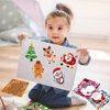 ANWUZING 24 Sheets Christmas Stickers for Kids, Christmas Crafts Make Your Own Stickers, Xmas Winter Holiday Party Games Stickers, Christmas Gift Bag Decor, Christmas Classroom Activity Stickers