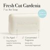 LAFCO New York Bar Soap, Fresh Cut Gardenia - 7 oz - Ultra-Hydrating, Natural Formula - All Skin Types - Made in Europe