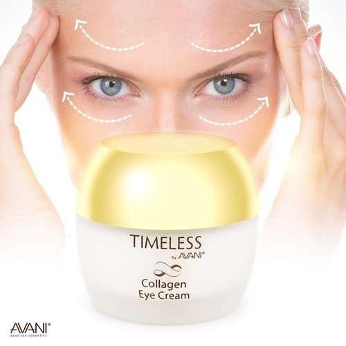 Avani Timeless Collagen Eye Cream | Enriched with Natural Plant Extracts, Vitamin E, & Collagen | Reduces Appearance of Fine Lines, Wrinkles, & Puffiness - 1.7 fl. oz.