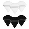 6 Pieces Powder Puff Face Makeup Puffs Powder Puffs for Face Powder Triangle Wedge Shape Soft Velour Powders Puffs for Loose Mineral Powder Body Powder Cosmetic Foundation Wet Dry Beauty Makeup Tool.