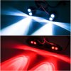 AXSPEED RC LED Light Headlight Taillight Front Rear Light Lamp for TRX E-REVO 2.0 4WD 1/8 RC Truck