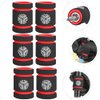 COHEALI 10pcs Tattoo Grip Foam Cover Tattoo Tube Grips Cover Tattoo Pen Covers Tattoo Machine Sleeve Tattoo Machine Accessories for Tattooing Red