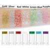 UCANBE Red Body Glitter, Face Glitter Stick for Singer Concerts Music Festival, Chunky Glitter Makeup Rave Accessories for Body Face Hair Eyes Lip, Sparkling Mermaid Sequins for Women