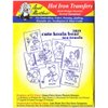 Aunt Martha's Hot Iron Transfers #3829 Cute Koala Bear Tea Towels Transfers