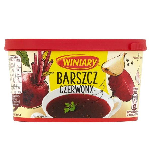 Red Borsch Instant Soup Product of Poland Winiary 170g